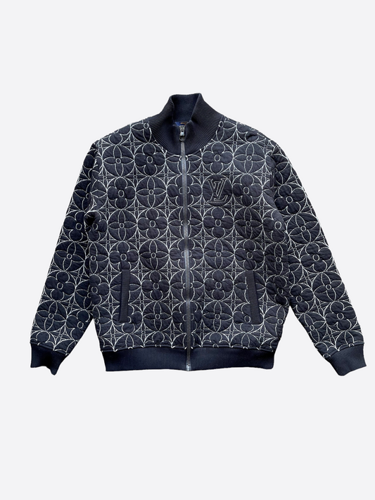 QUILTED MONOGRAM FLOWER JACKET