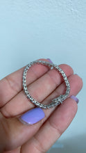 Load image into Gallery viewer, Child’s silver 6 inch tennis bracelet
