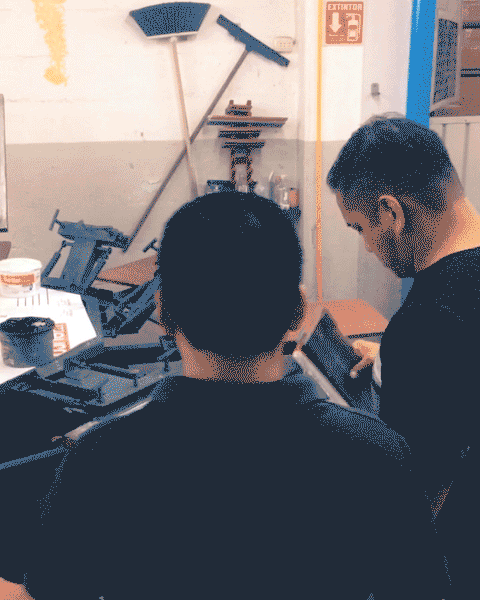 Ball Face T-Shirt Screen Printing Workshop