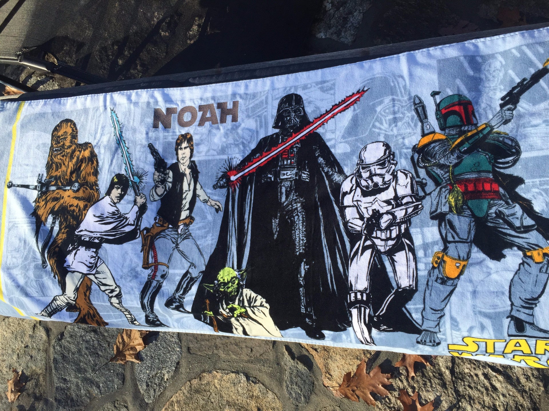 star wars towel