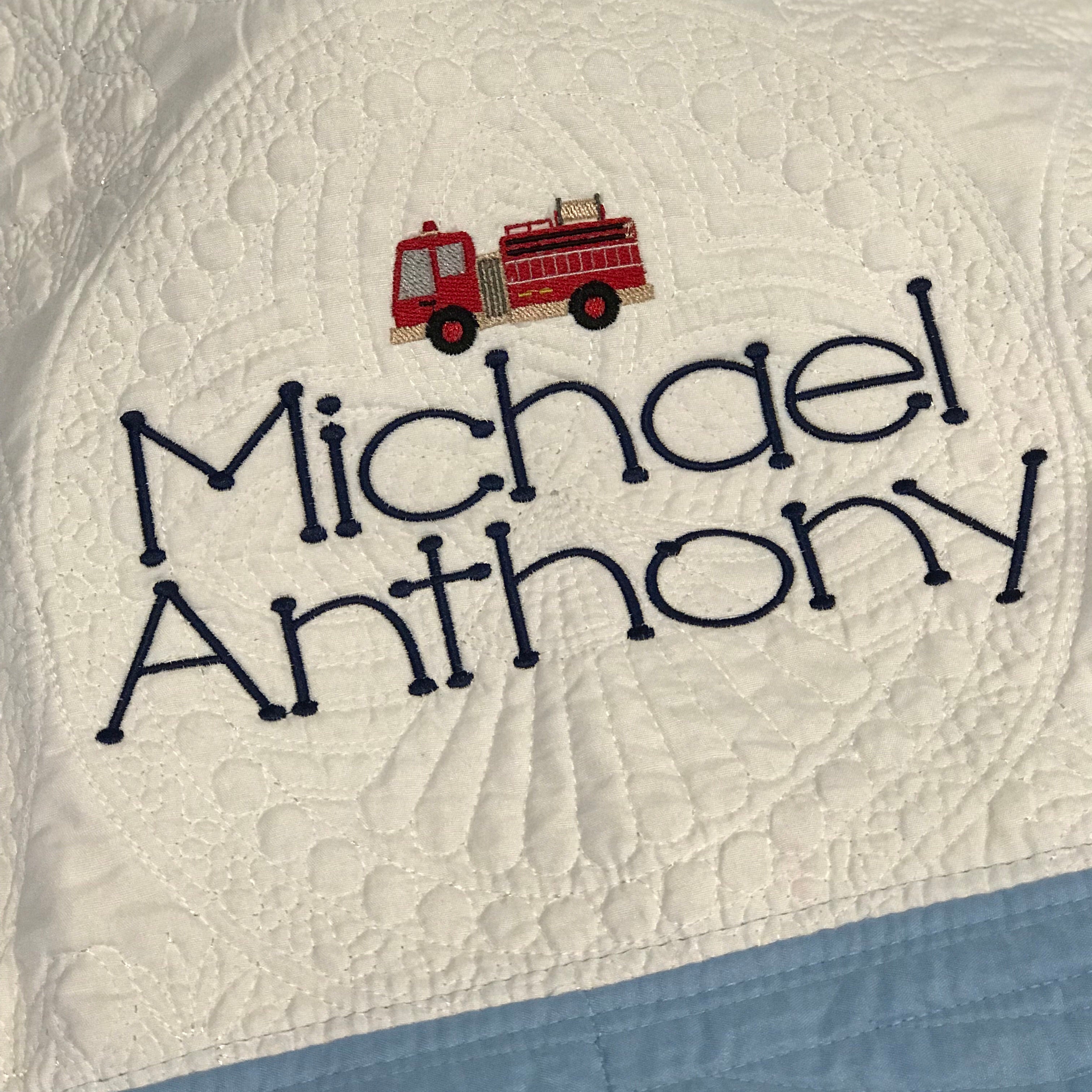 personalized baby quilts