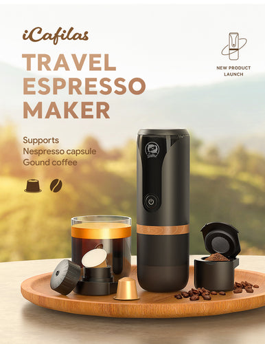 iCafilas Portable Mini Coffee Bean Grinder