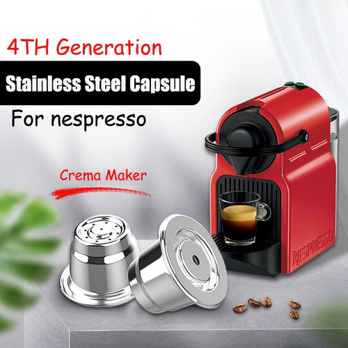 nabo Bordenden morgue iCafilas New Upgraded Reusable Coffee Capsule For Nespresso Stainless – i  Cafilas