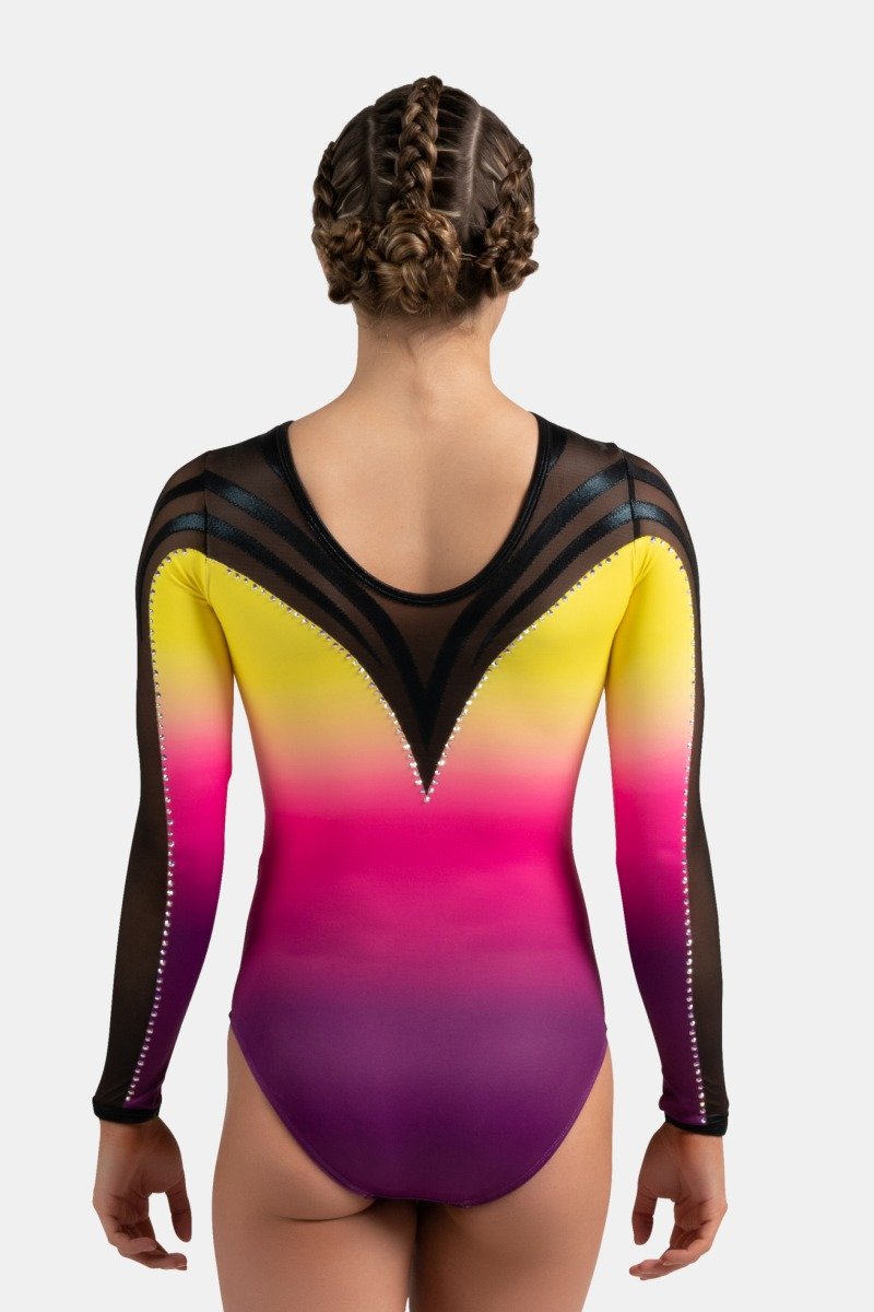 Bridie Long Sleeved Leotard (various colour options) – Acrotastic Dancewear