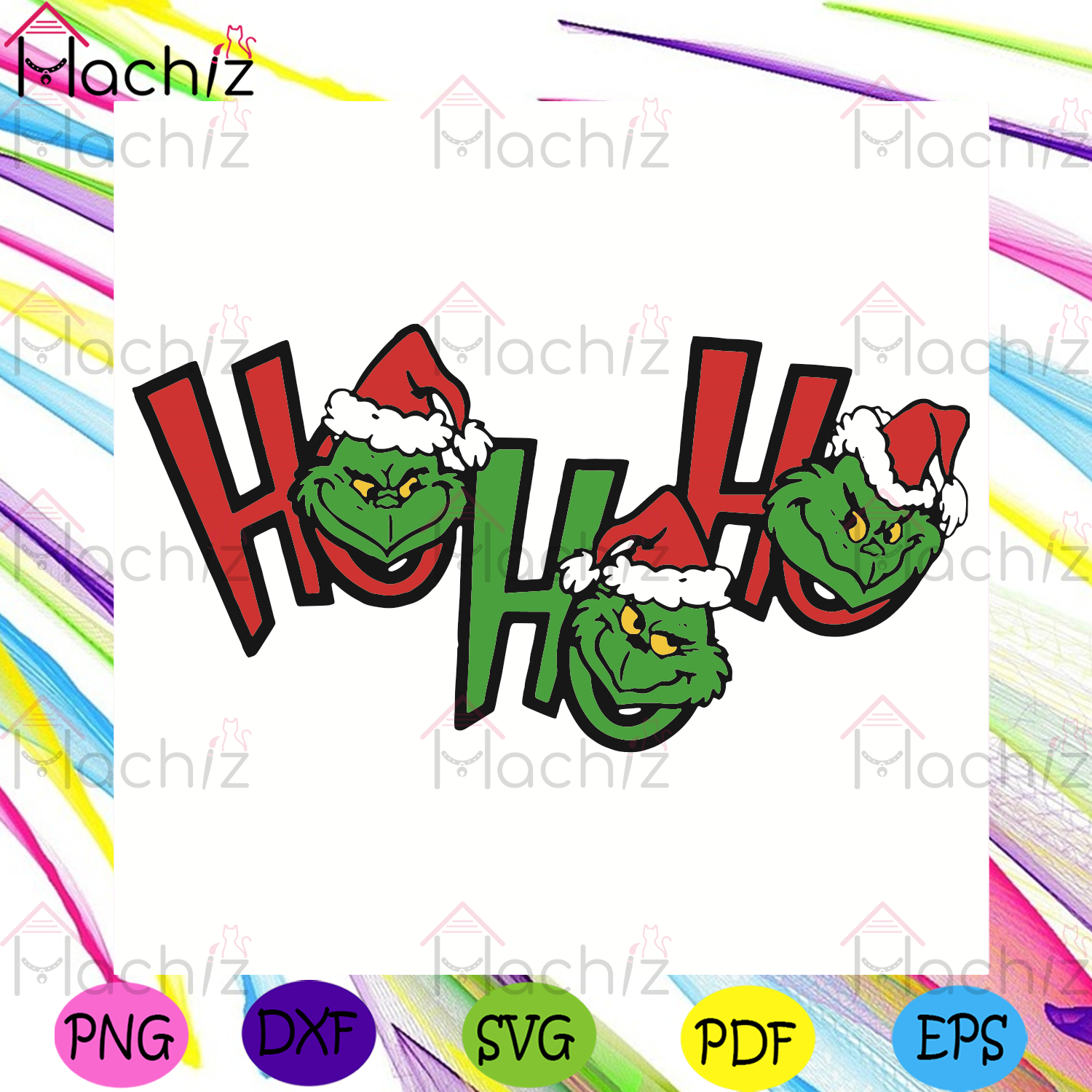 Download Ho Ho Ho Svg Christmas Svg Grinch Svg Santa Grinch Svg Santa Claus Hachizstore