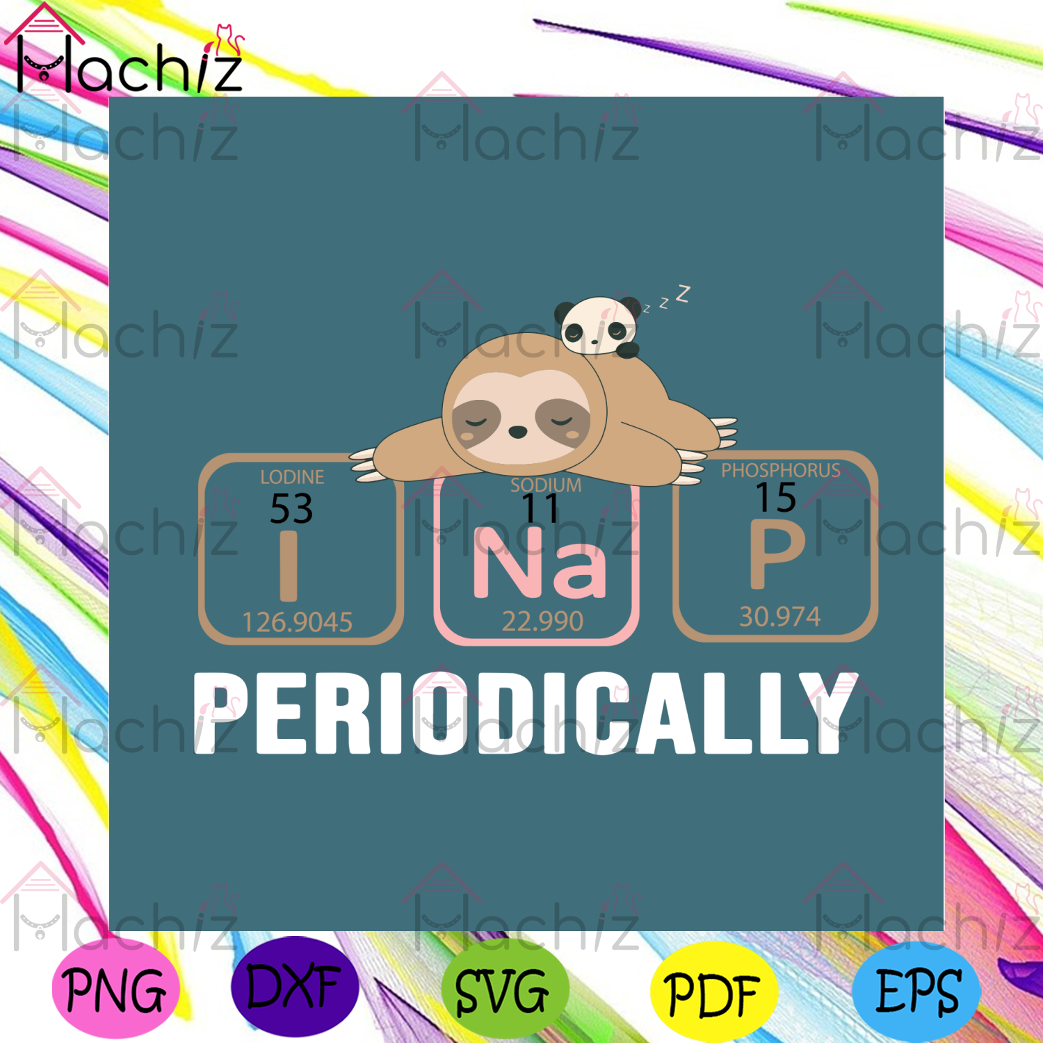 Download Periodically Sloth Svg Trending Svg Sloth Svg Chemic Svg Chemistry Hachizstore