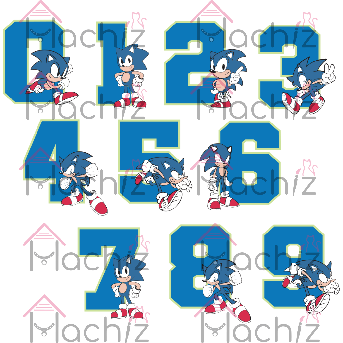 Download Sonic svg, Sonic silhouette, Sonic birthday, Sonic party ...