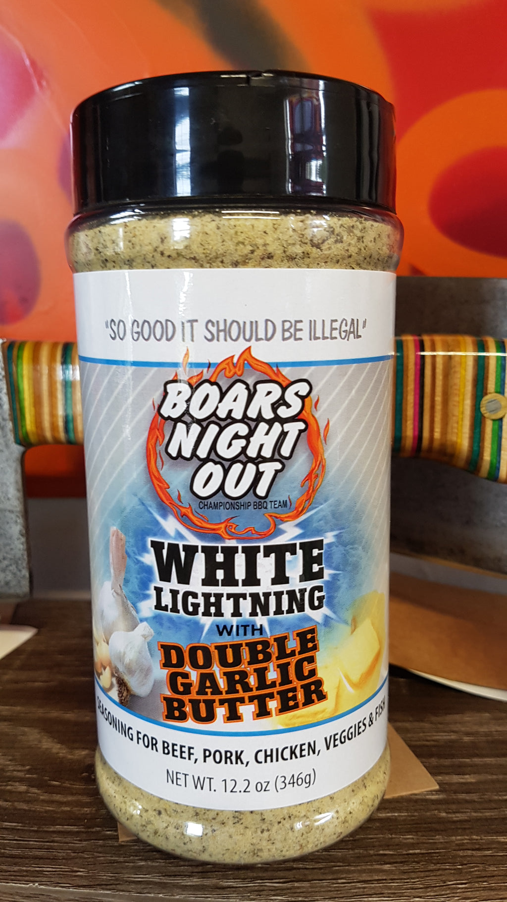 Boars Night Out White Lightning Seasoning Rub, 14.5 oz. Bottle at