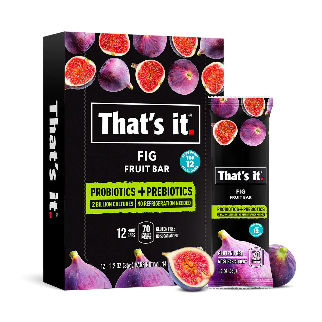 Fig Probiotic Fruit Bars - Thats it Nutrition product image