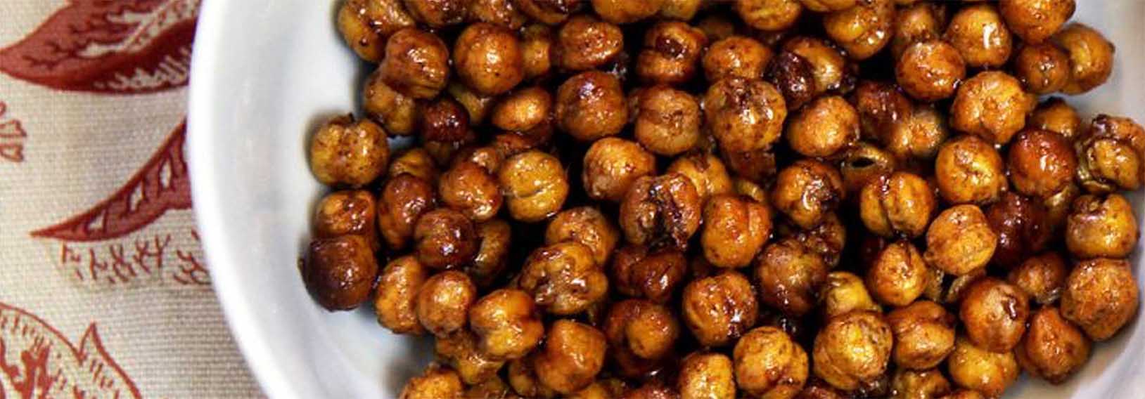 Honey-Roasted Cinnamon Chickpeas