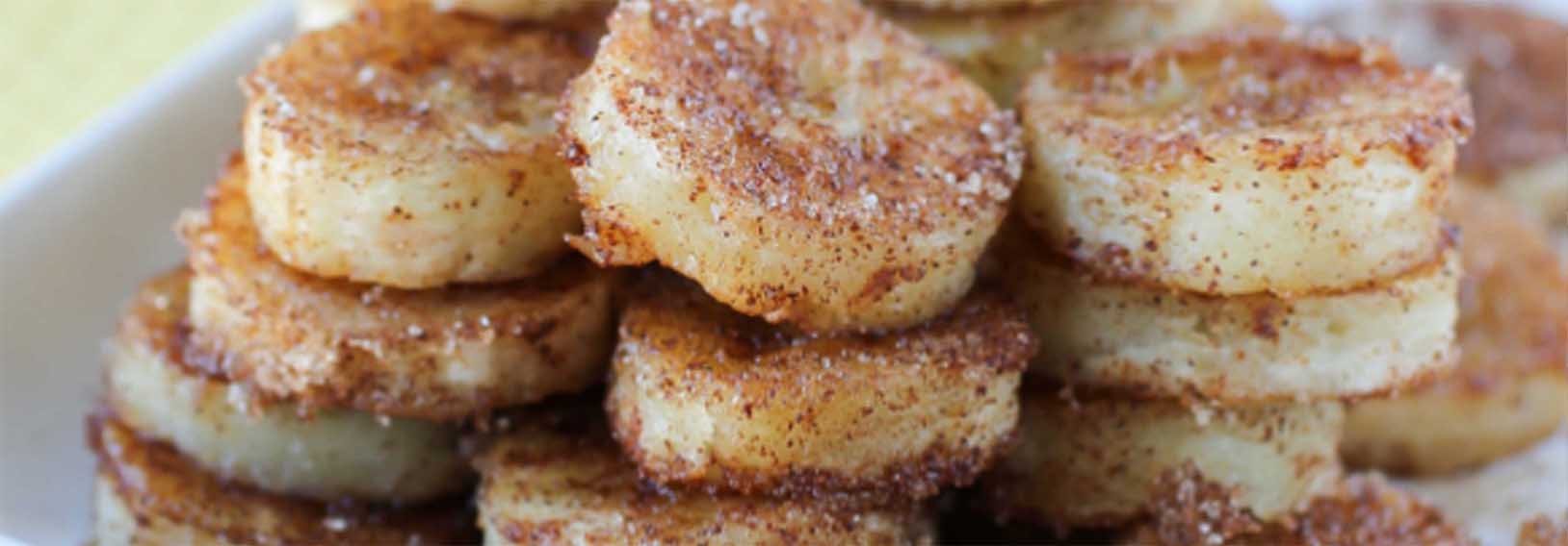 Pan Fried Cinnamon Bananas