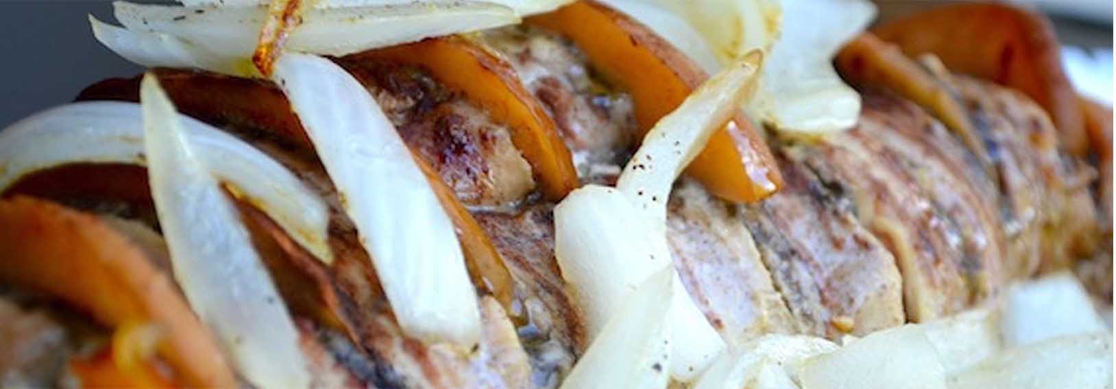 Apple Cinnamon Slow Cooker Pork Loin