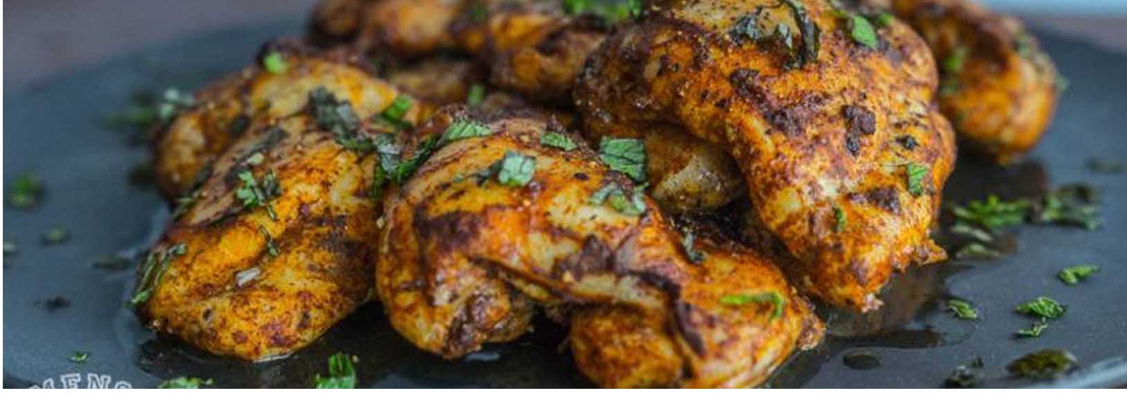 Cinnamon & Curry Spiced Chicken Thighs