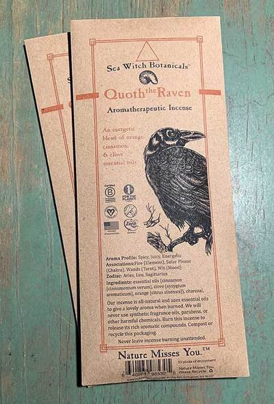 Quoth The Raven All-Natural Incense