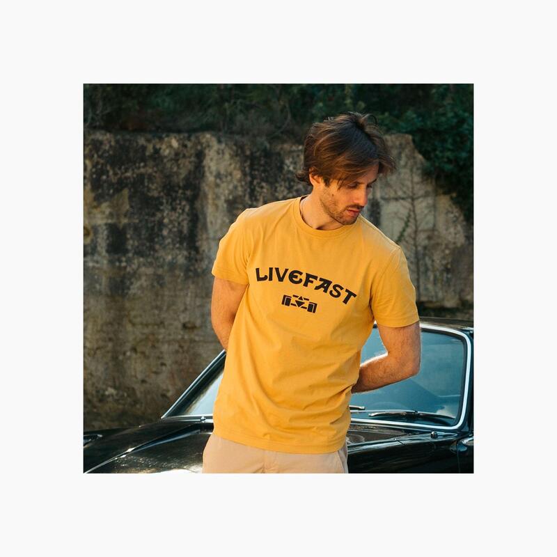 8JS | Grand Prix Long Sleeve T-Shirt - Dusty Olive