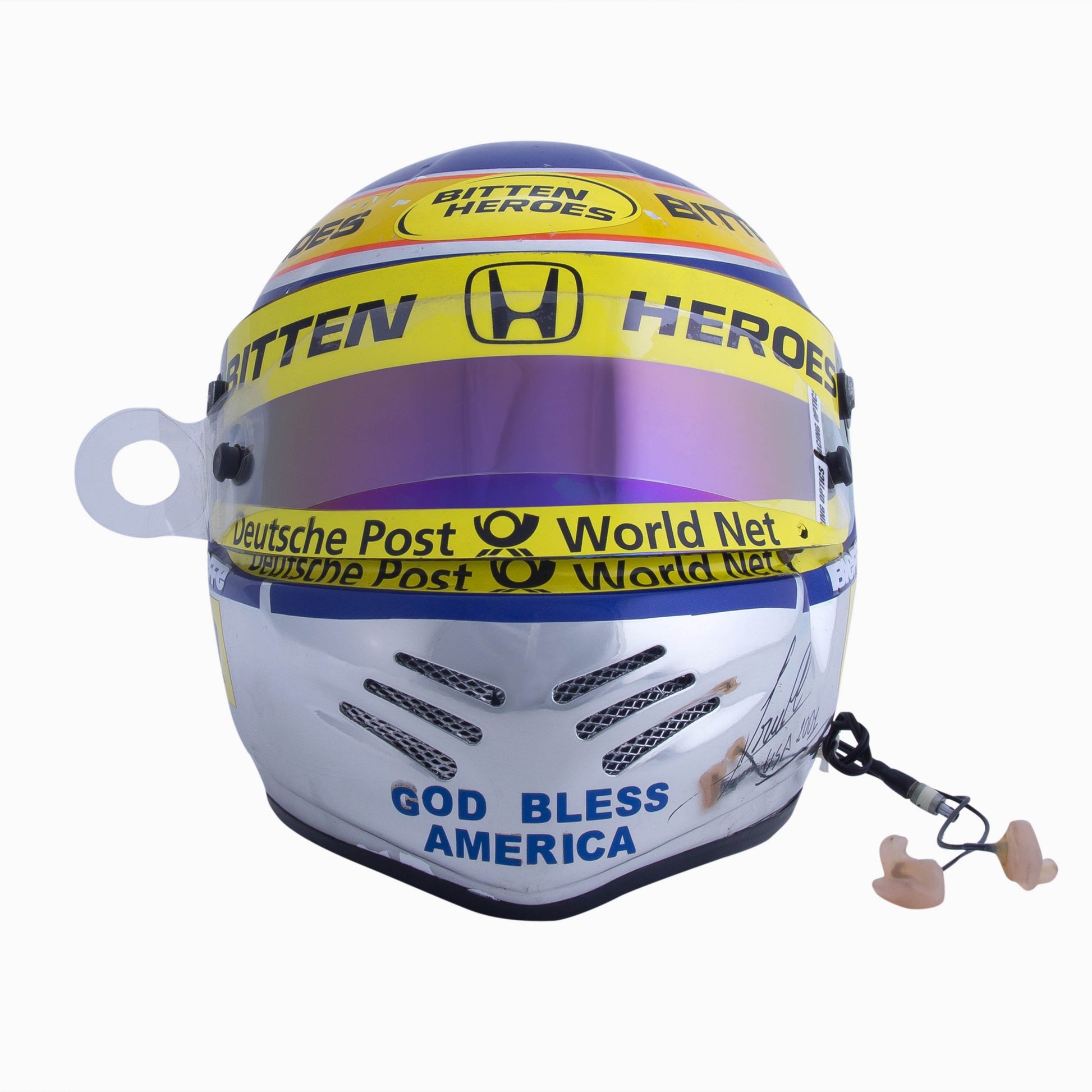 Jarno Trulli 2001 Signed Helmet-GPX Store-GPX Store
