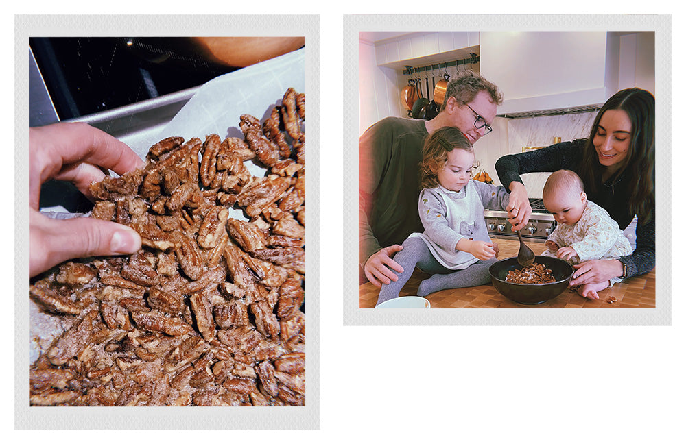 Making Spiced Pecans