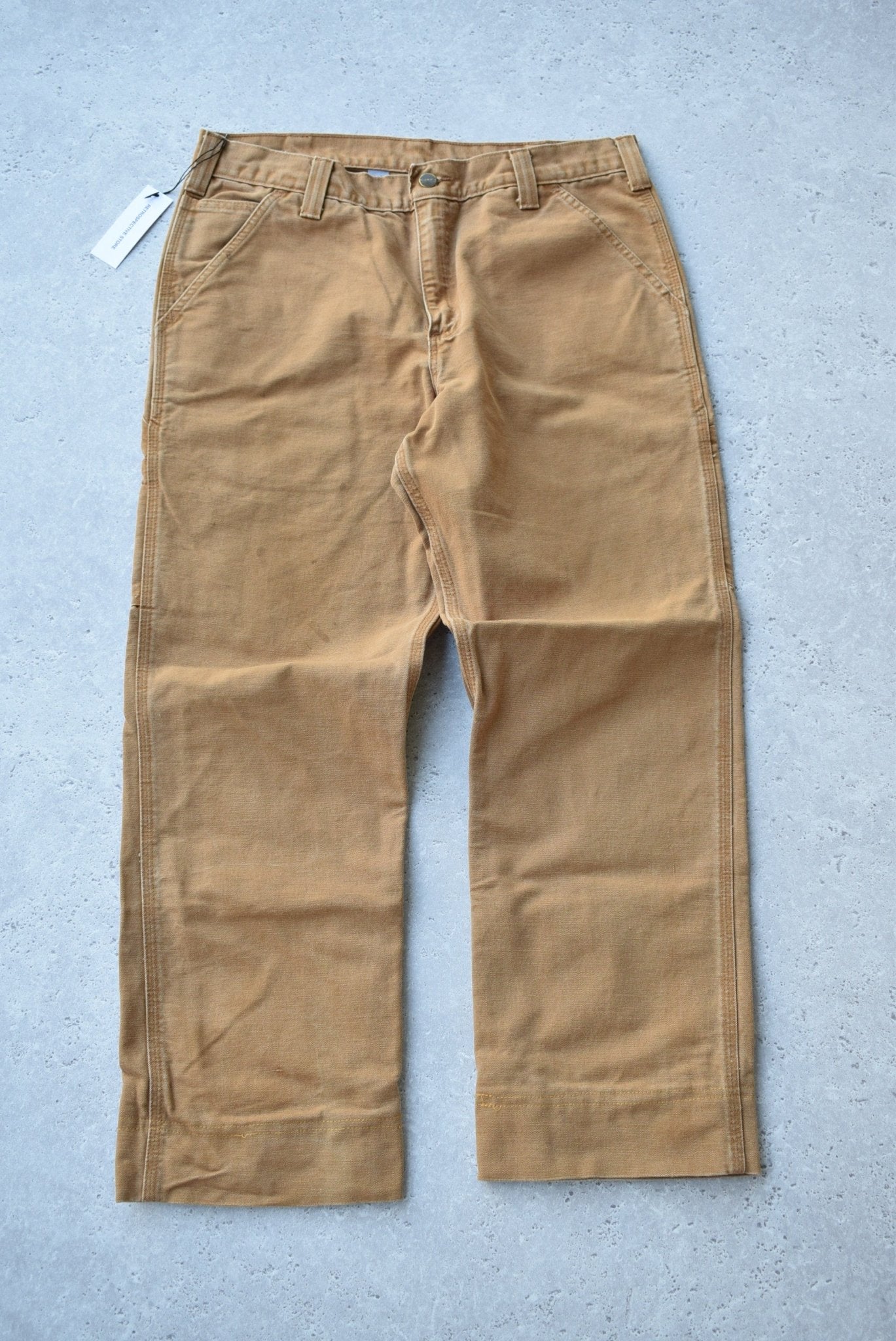 Carhartt Pants Womens 4 Brown Work Wear Carpenters Original Fit – Proper  Vintage