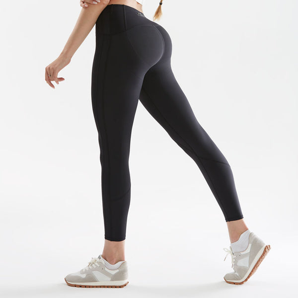 Another great find on #zulily! Black Coated Sculpting Leggings - Women  #zulilyfinds