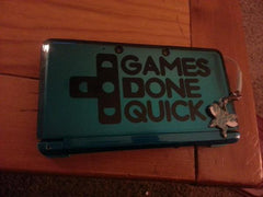 GDQ 3DS XL Vinyl Sticker Decal