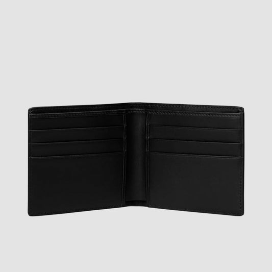 6 Card Slot Money Clip Wallet in Panama in navy