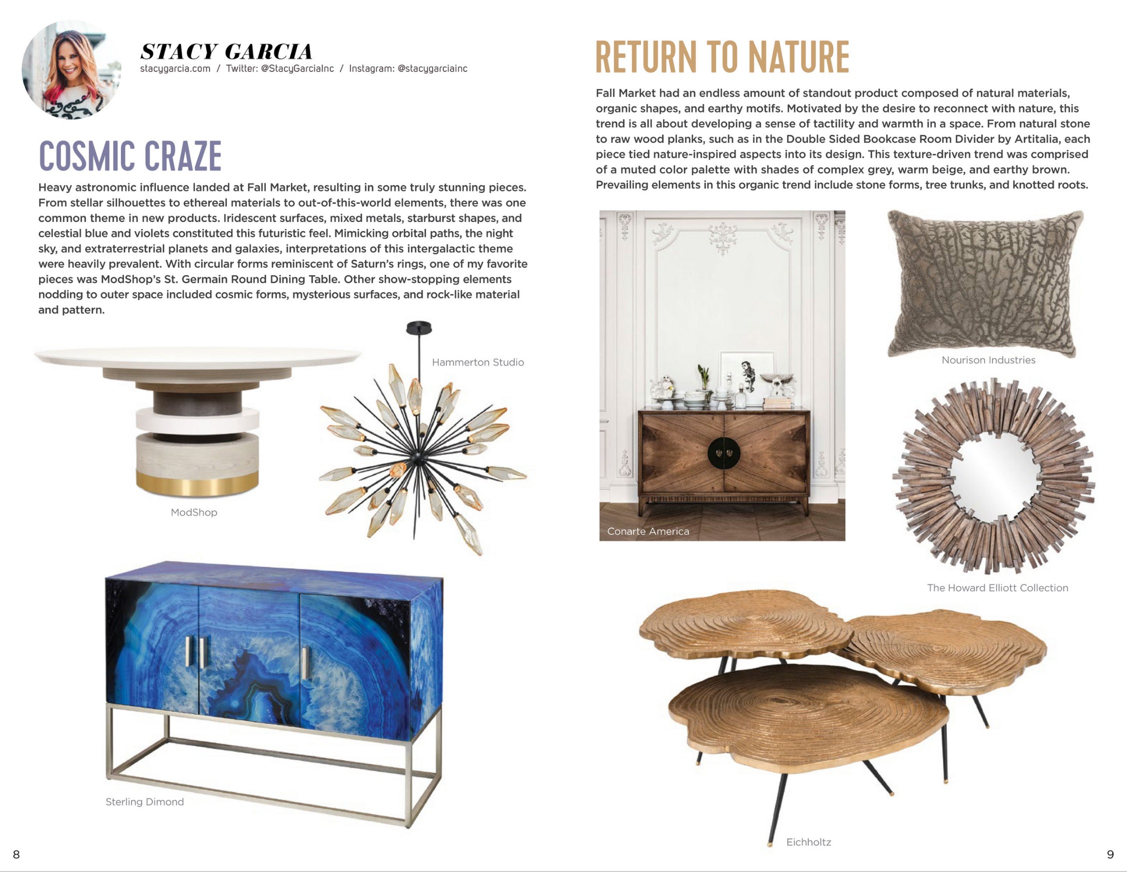 high point market style report featuring stacy garcia pick of modshop's st. germaine dining table