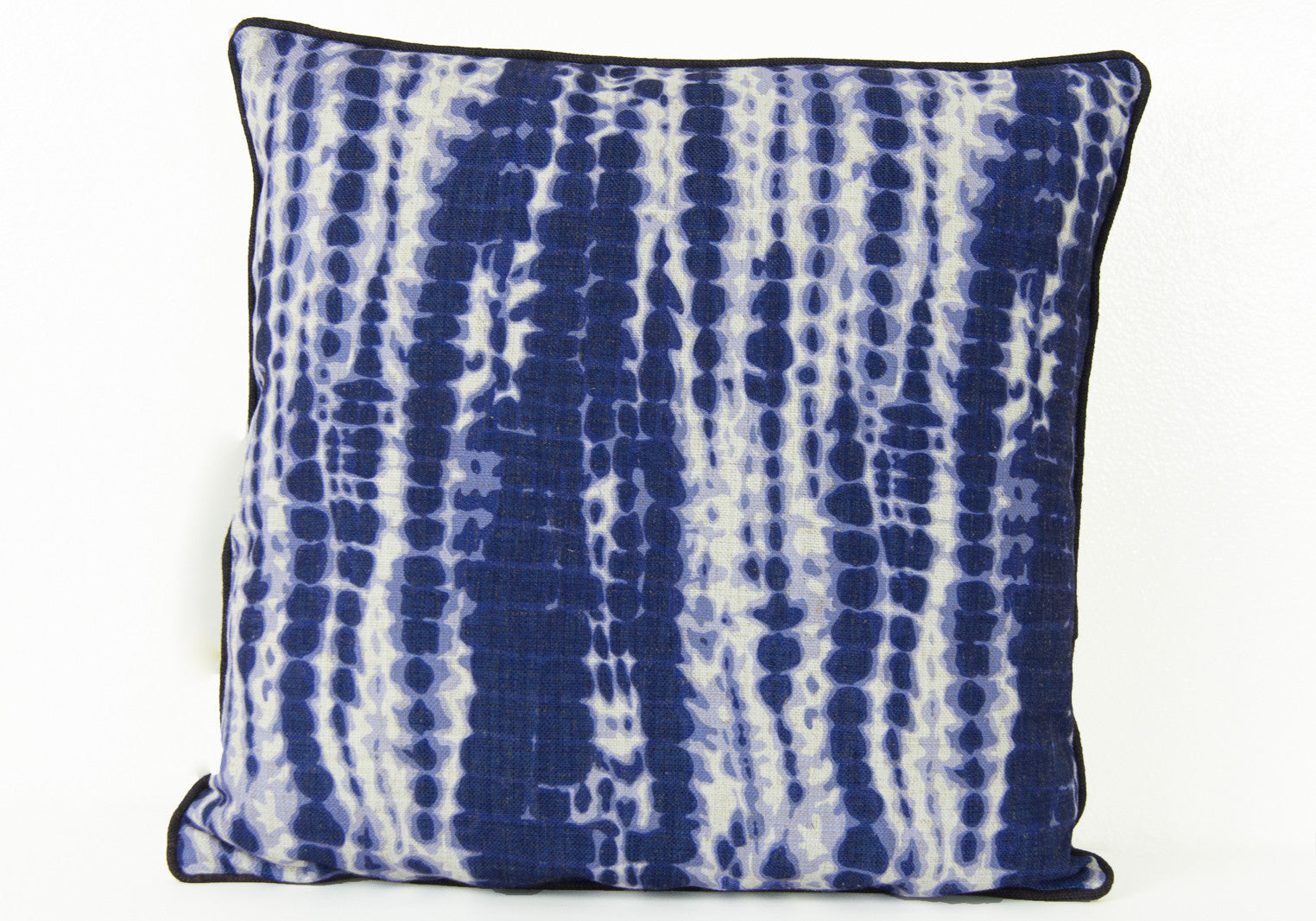 Indigo Tie Dye Pillow - Blue Tie Dye Pillow and Insert - ModShop