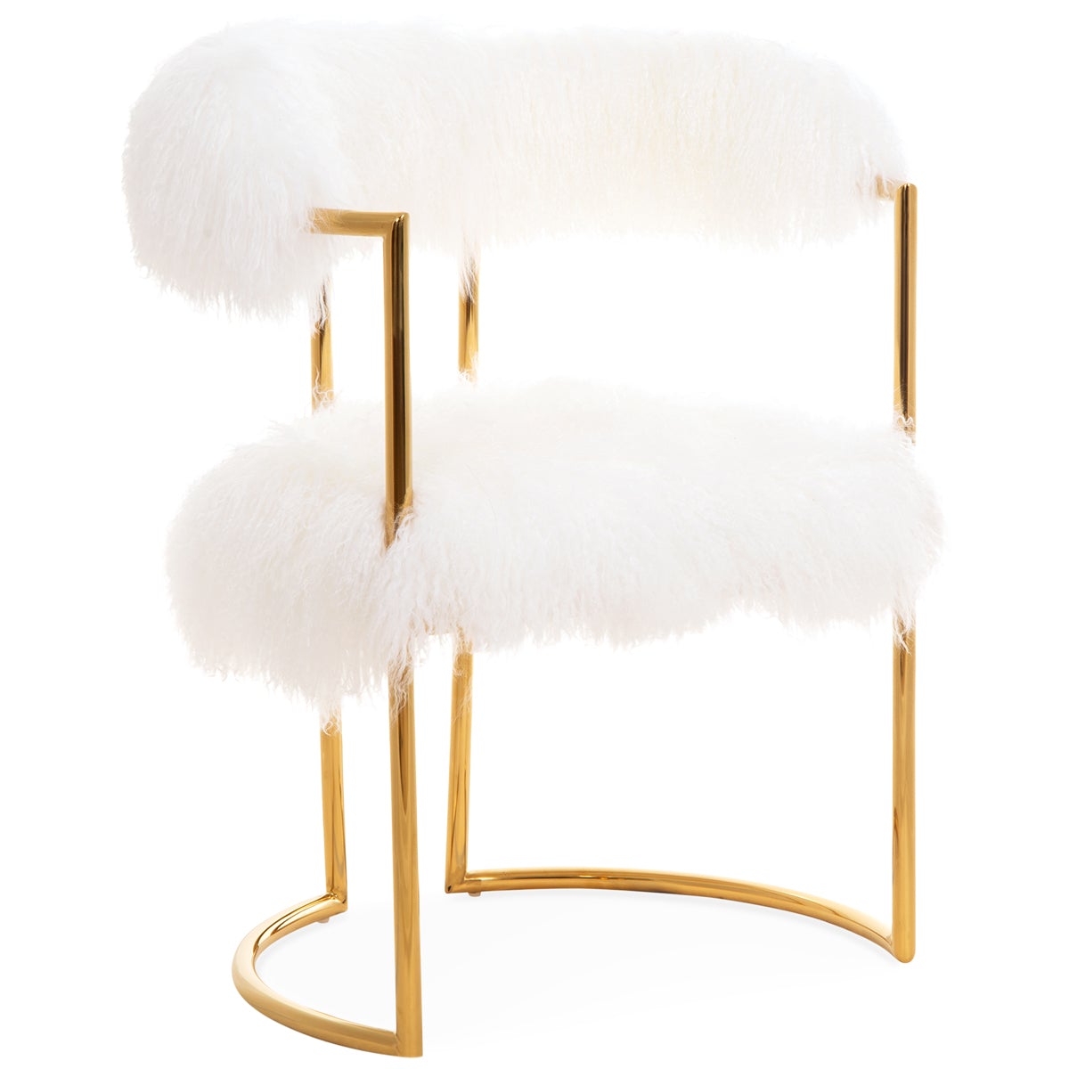 Acapulco 2 Dining Chair In Mongolian Fur Modshop