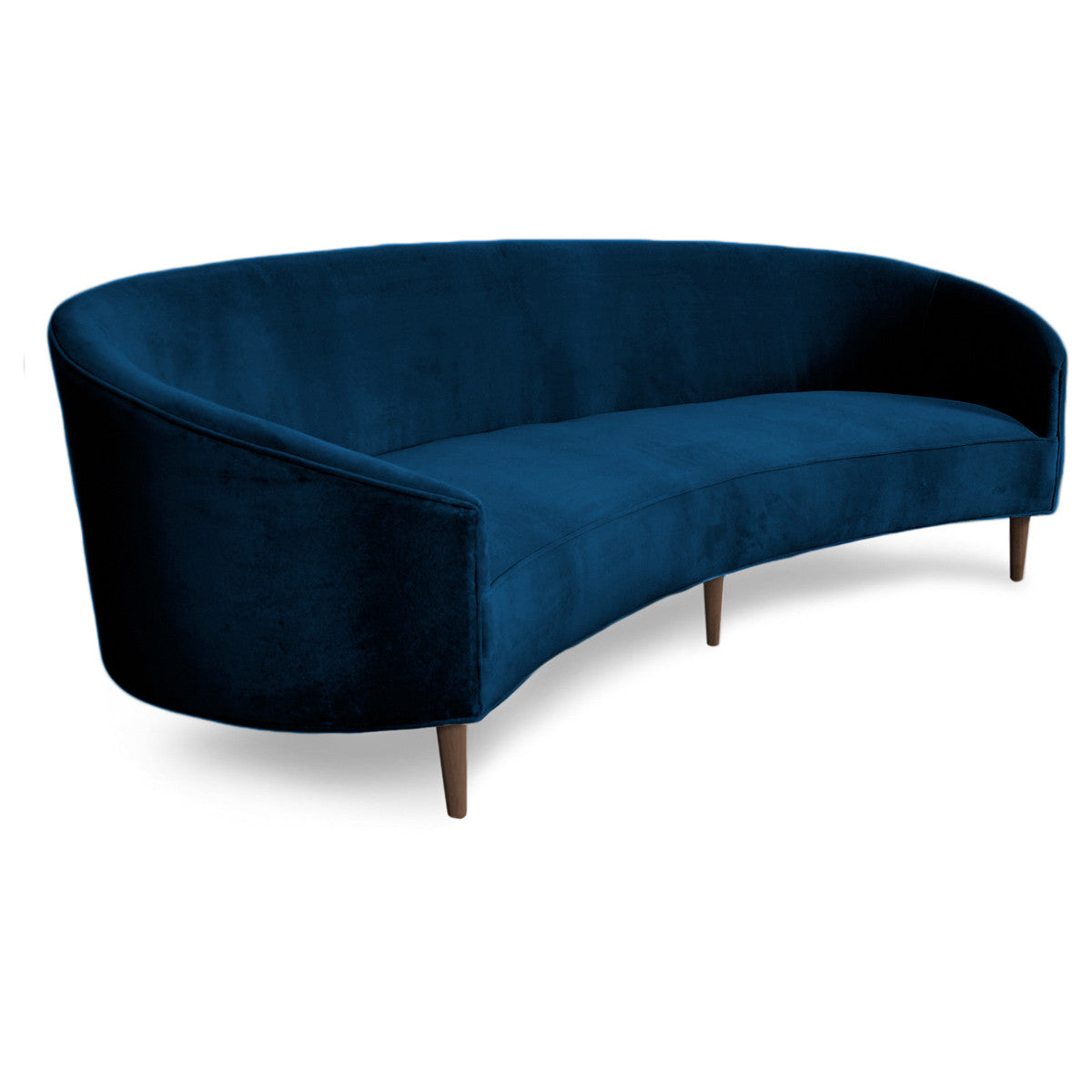 Art Deco Sofa - Crescent Deco Sofa with Curved Arms - ModShop