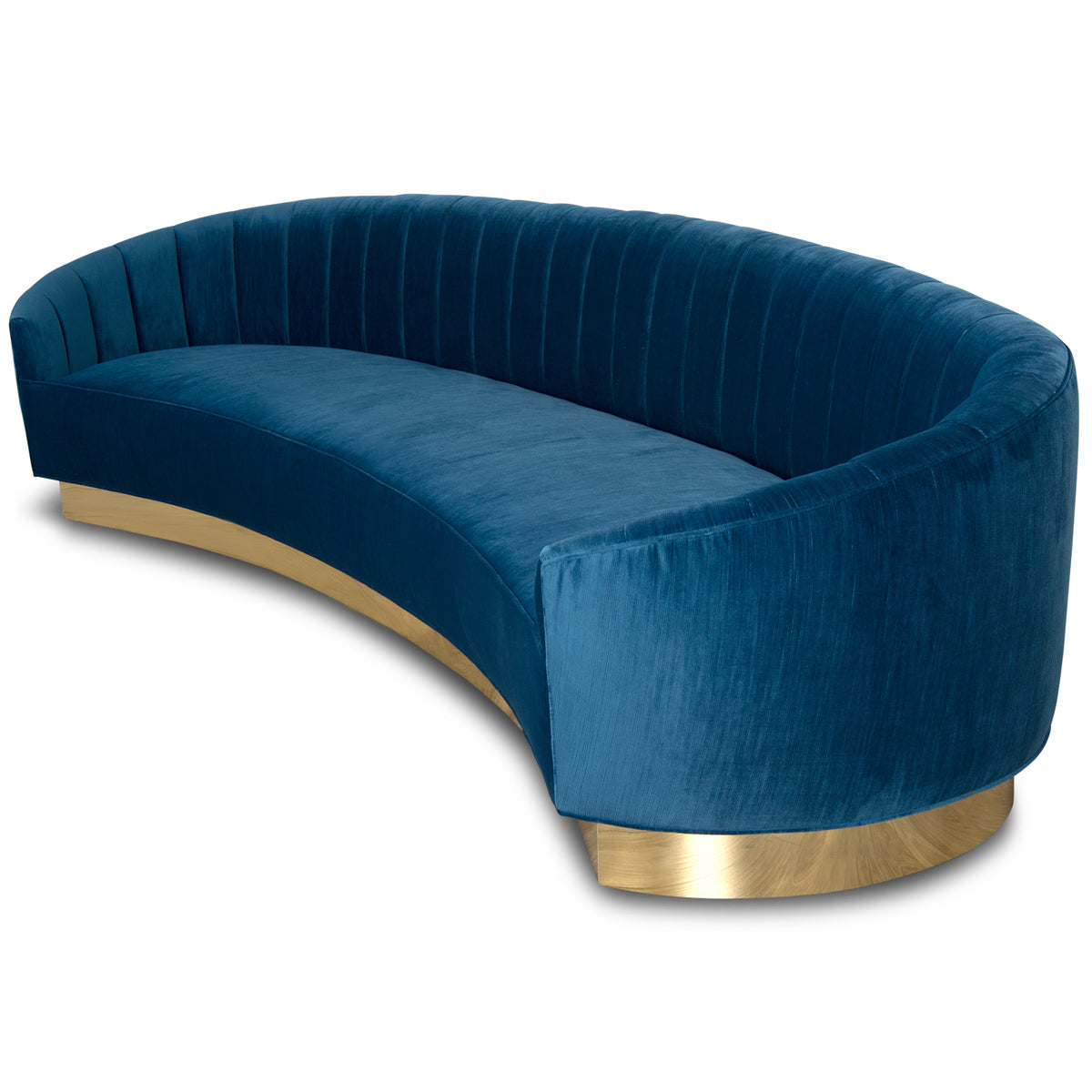 Art Deco 2 Sofa - Crescent Deco Sofa with Curved Arms - ModShop