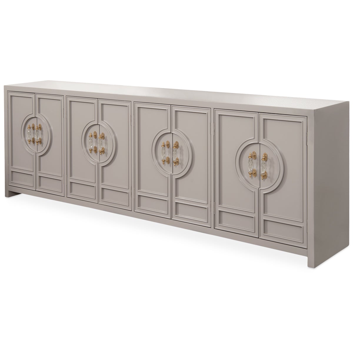 Cannes Eight Door Credenza Hollywood Regency Furniture Modshop