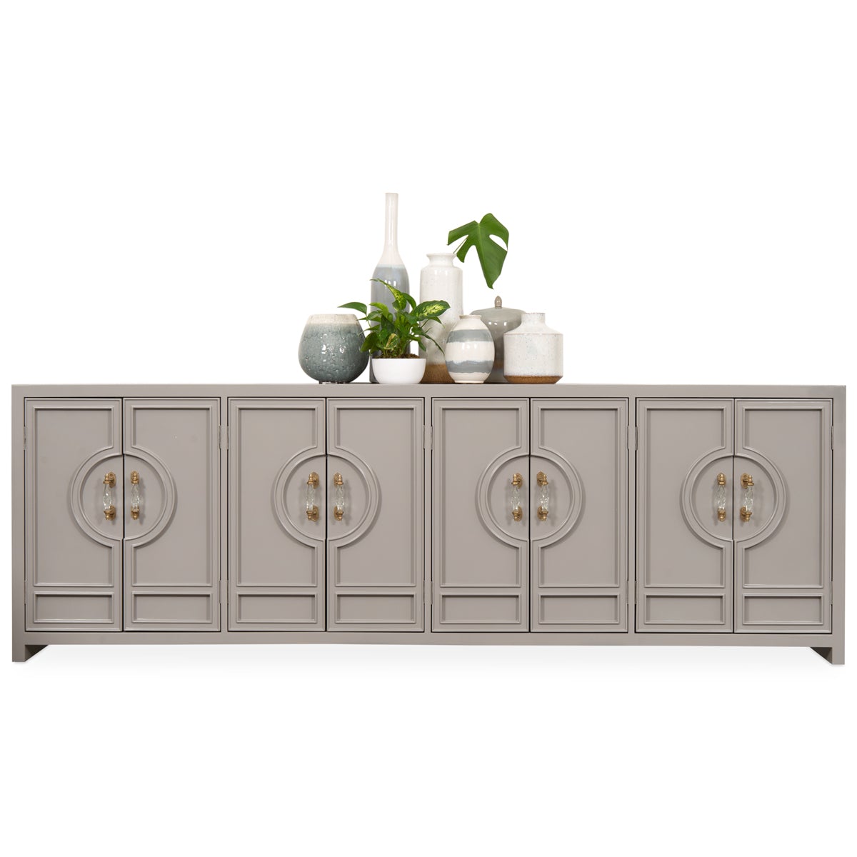 Cannes Eight Door Credenza Hollywood Regency Furniture Modshop