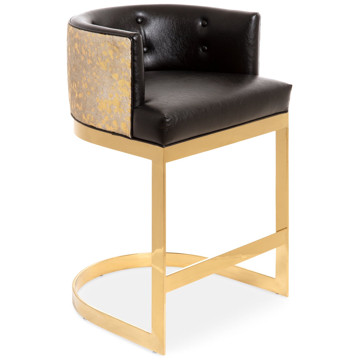 Ibiza Bar And Counter Stool Cowhide And Faux Leather Modshop