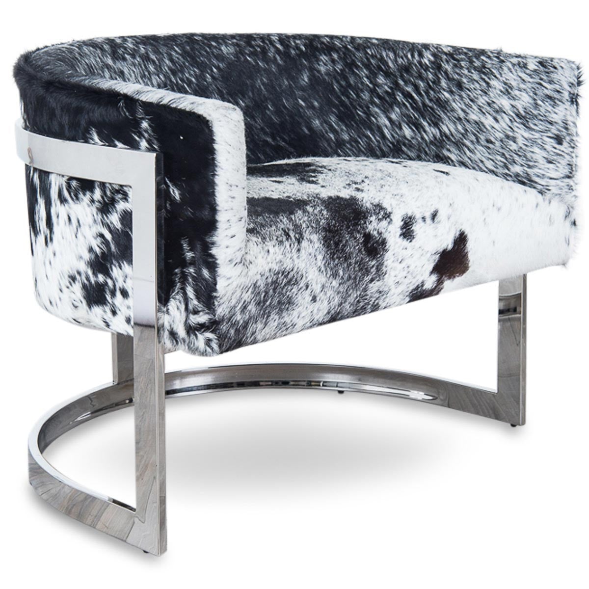 Ibiza Arm Chair Modern Cowhide Furniture Side Chair Modshop