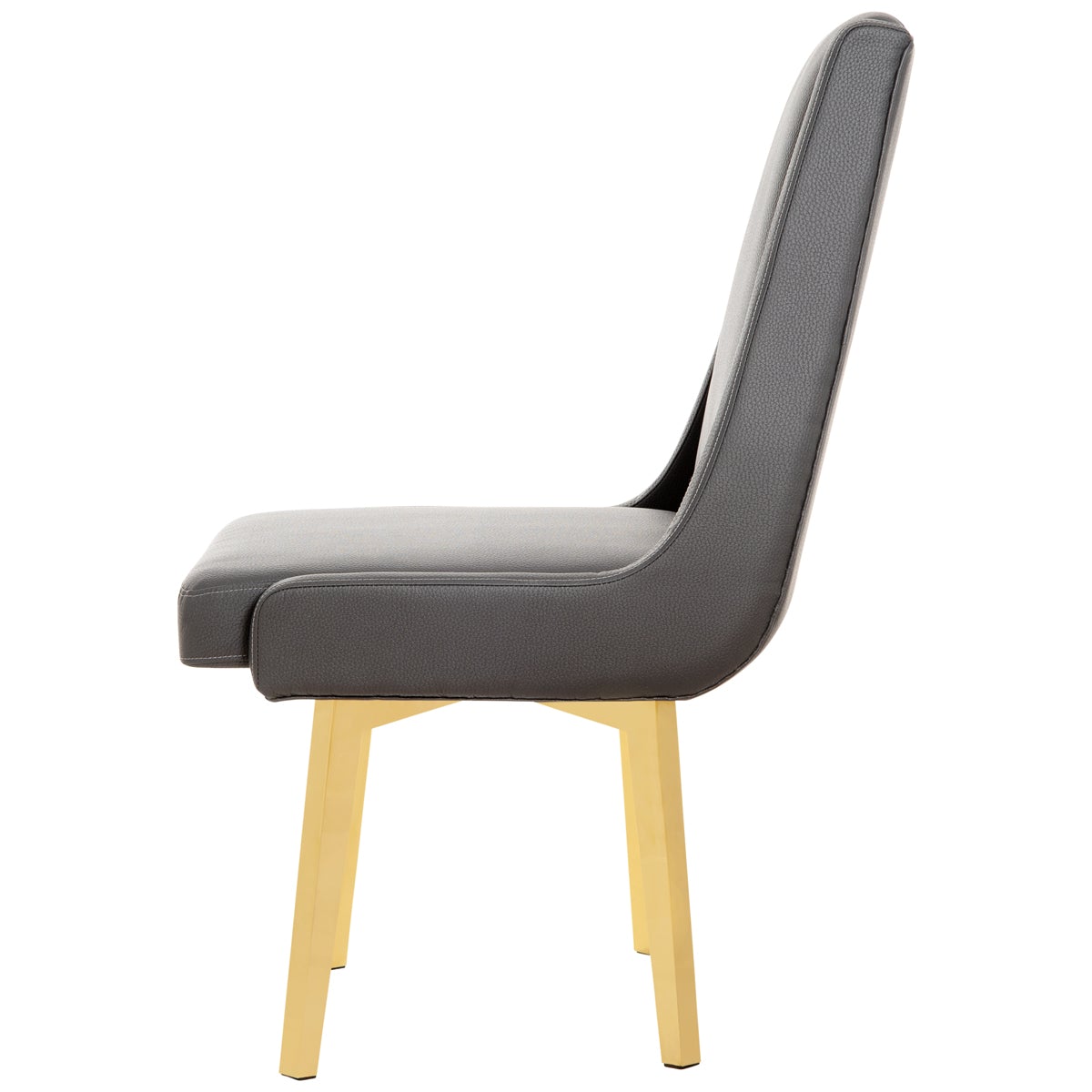 Kensington Dining Chair with Brass Legs - ModShop