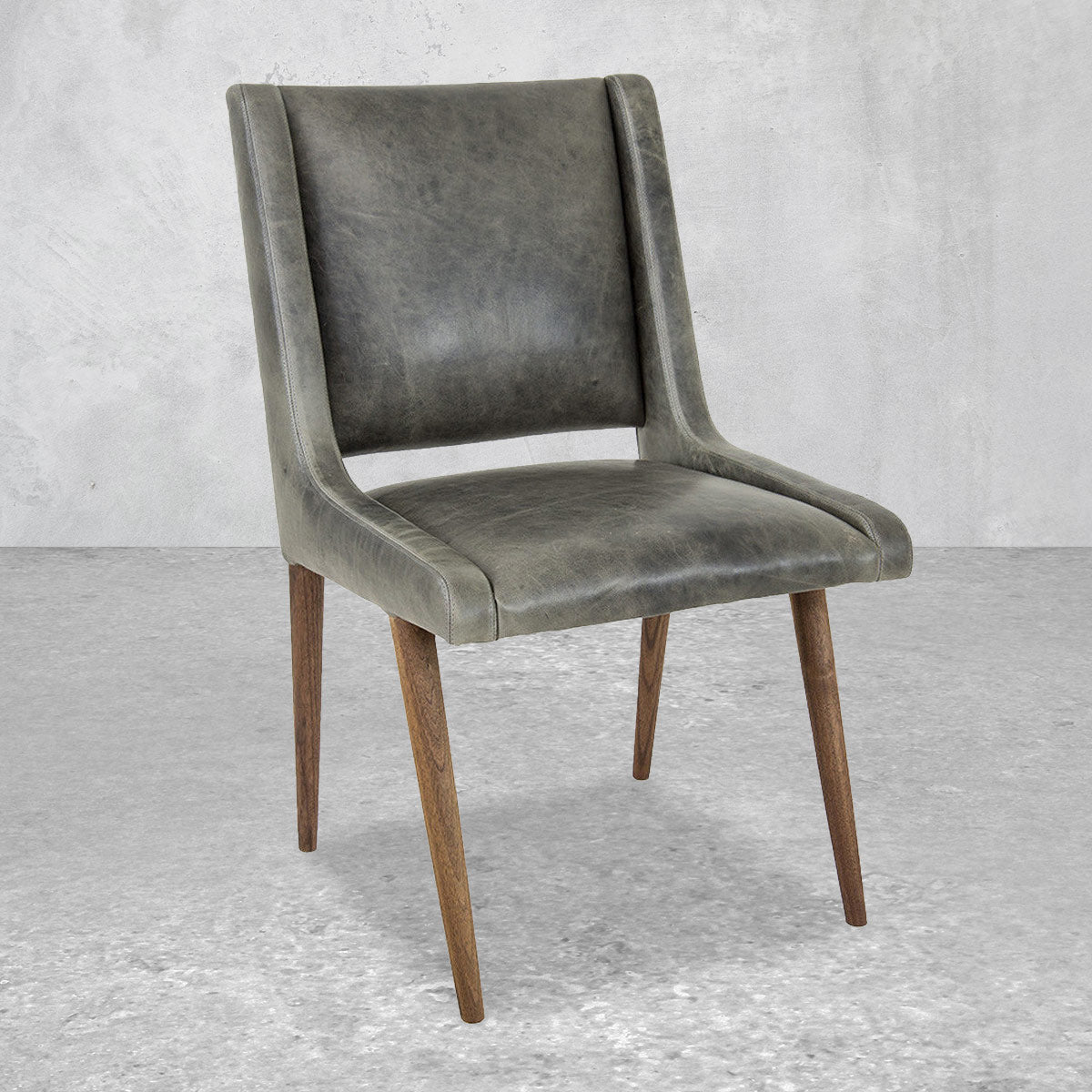 distressed grey dining chairs