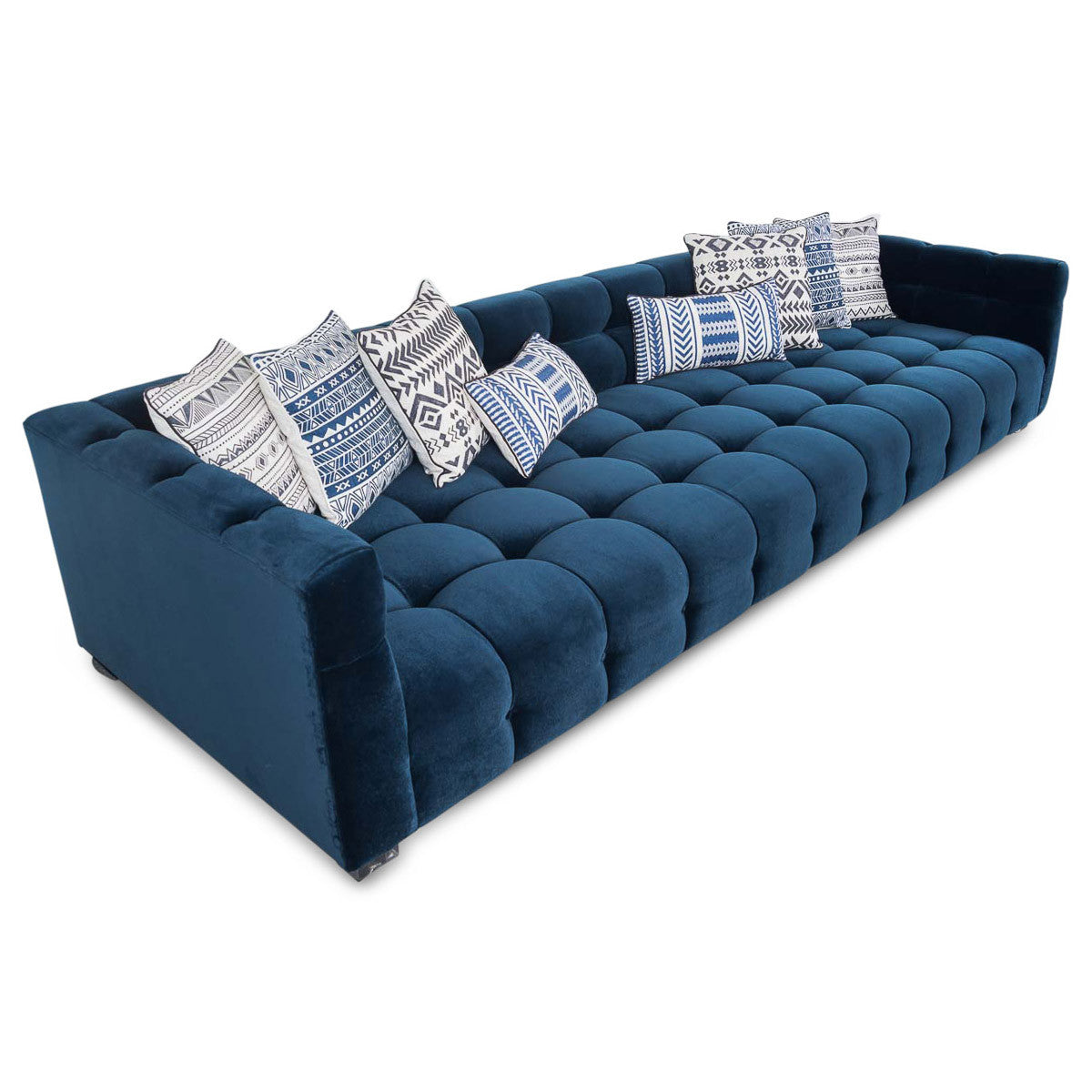 Delano Extra Deep Indigo Velvet Sofa ModShop