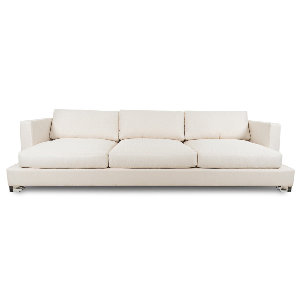 Oliver Sofa in Cream Textured Linen - ModShop