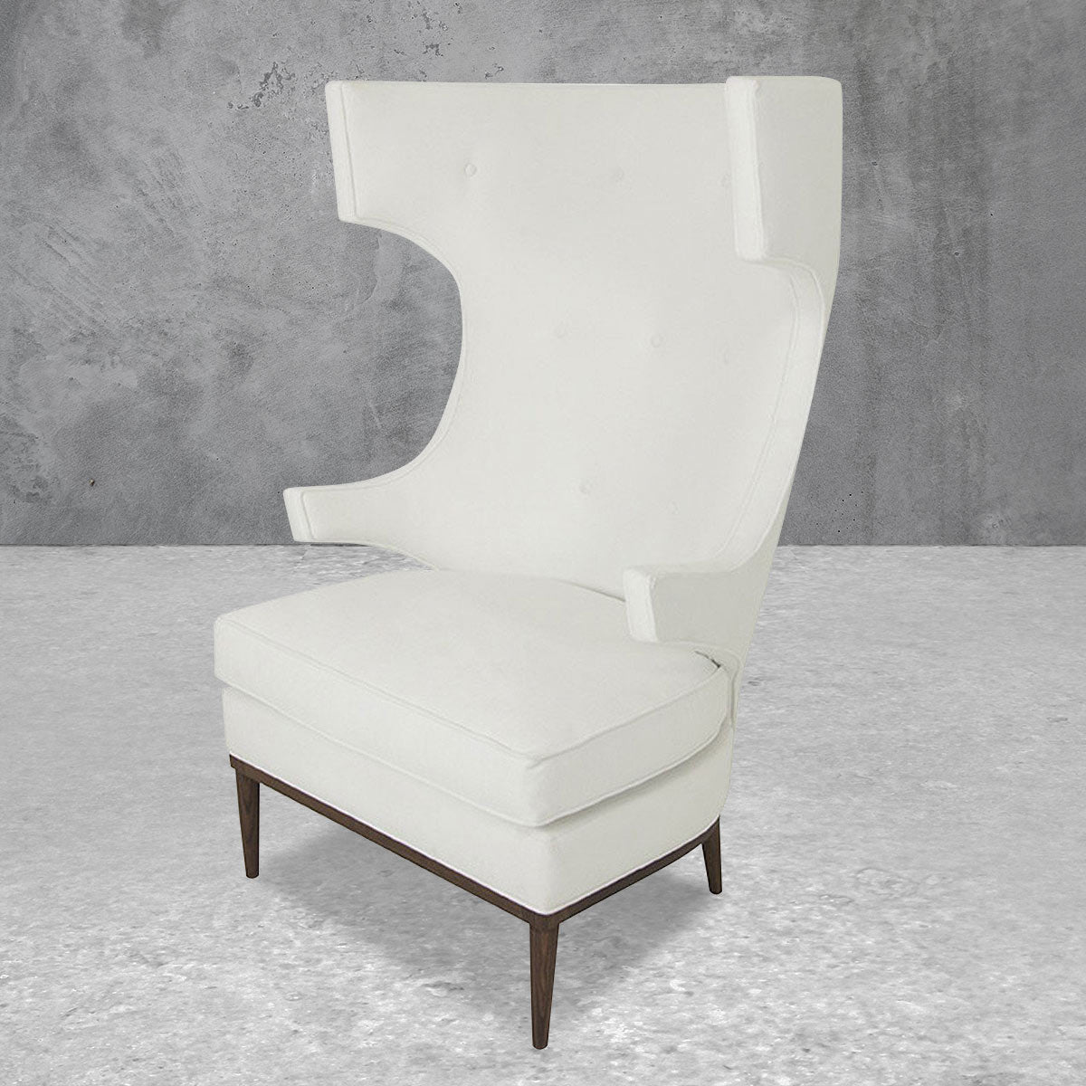 all modern white accent chair