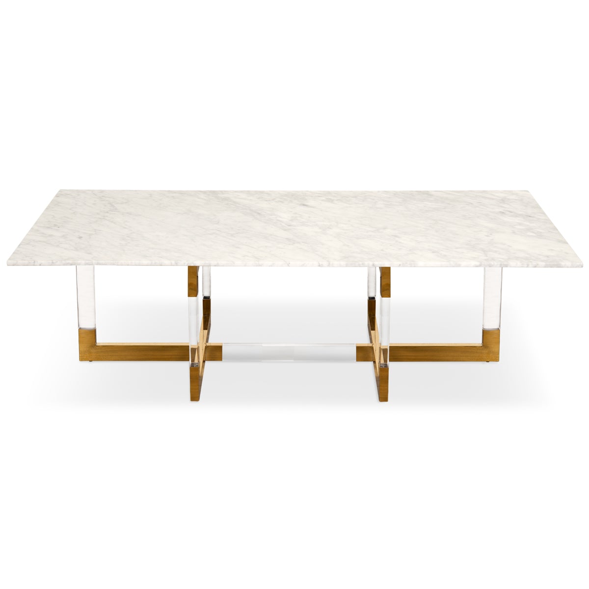 Trousdale 2 Coffee Table - Bleached Solid Walnut Top - ModShop