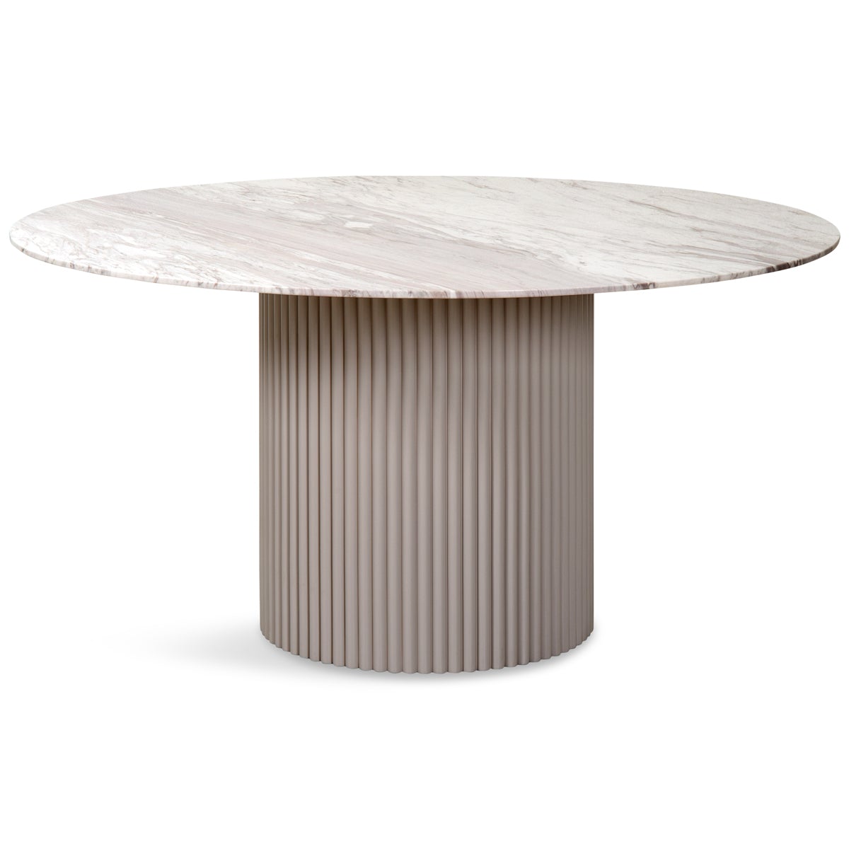 Ubud Marble Top Dining Table Round Modshop