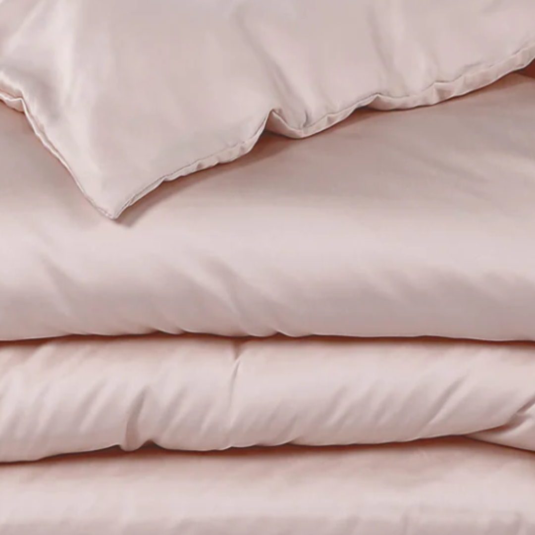 Sleepyhead Silk Pillow Set in Rose