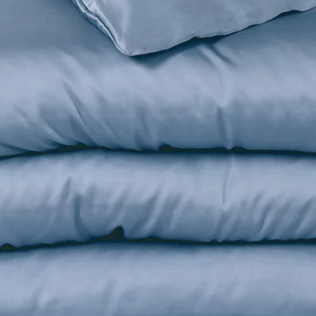 Sleepyhead Silk Pillow Set in Sky Blue