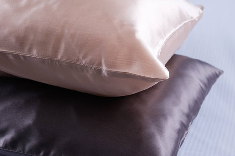 Pile of silk pillowcases