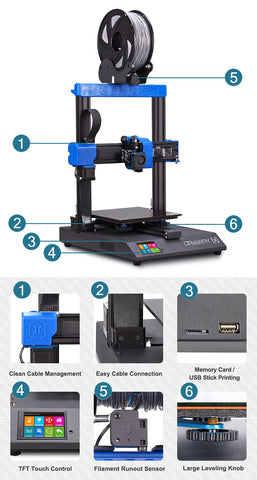 Artillery Genius 3D Printer Front Details