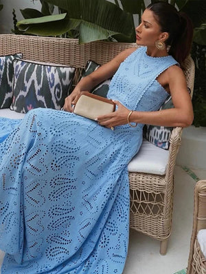 Top Half Skirt Set Embroidered - myhouseoffashion.com