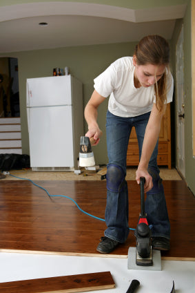Installing hardwood floors