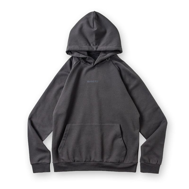 Hoodie Small Logo Charcoal Grey