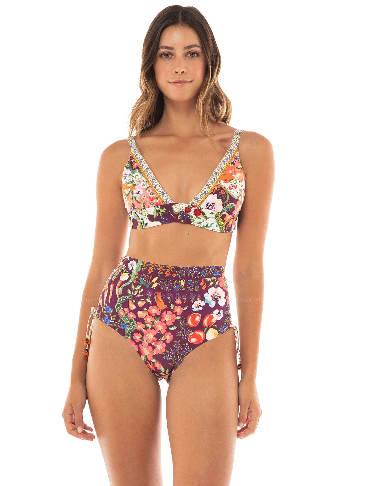 Montce Swim Kayla Bikini Top in Helena Floral