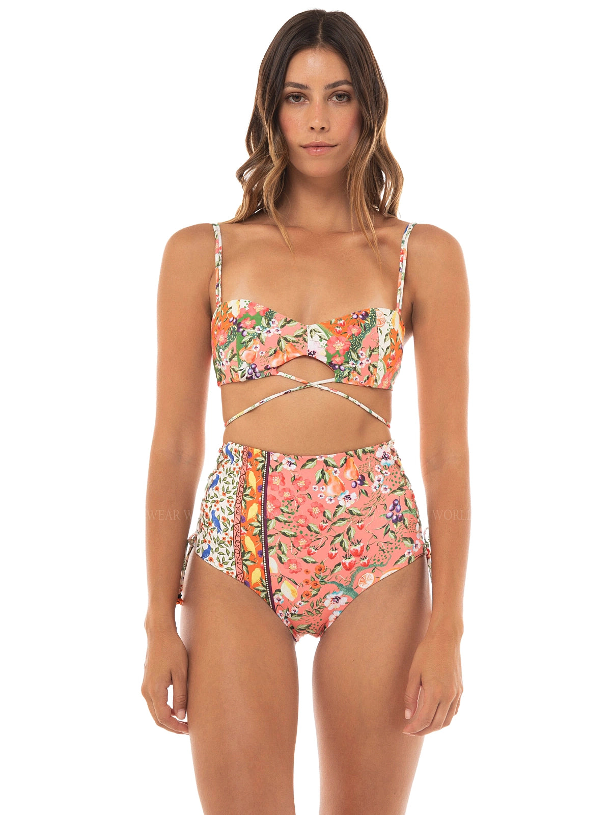 Montce Swim Kayla Bikini Top in Helena Floral